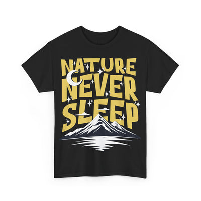 CLOWS NATURE NEVER SLEEPS Heavy Cotton Tee