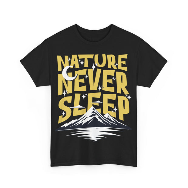 CLOWS NATURE NEVER SLEEPS Heavy Cotton Tee
