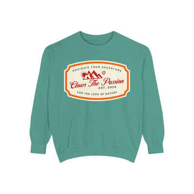 CLOWS FOR THE LOVE OF NATURE Garment-Dyed Sweatshirt