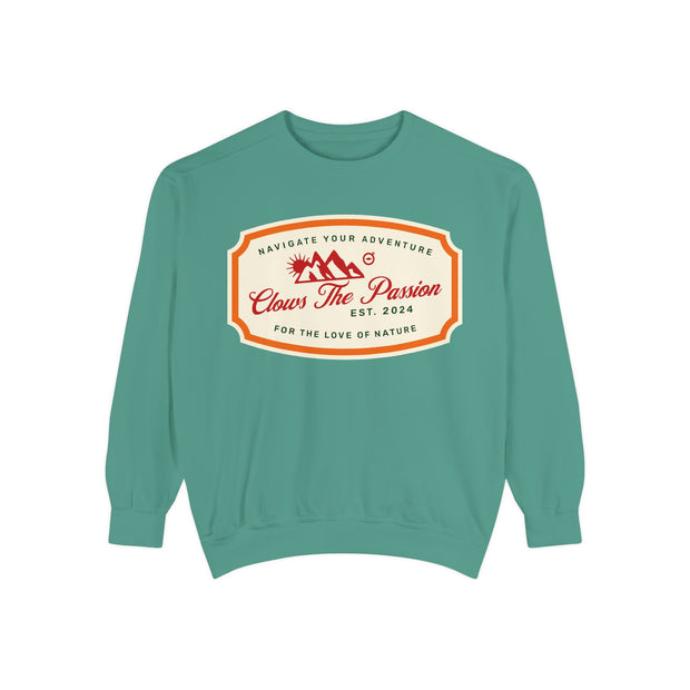 CLOWS FOR THE LOVE OF NATURE Garment-Dyed Sweatshirt
