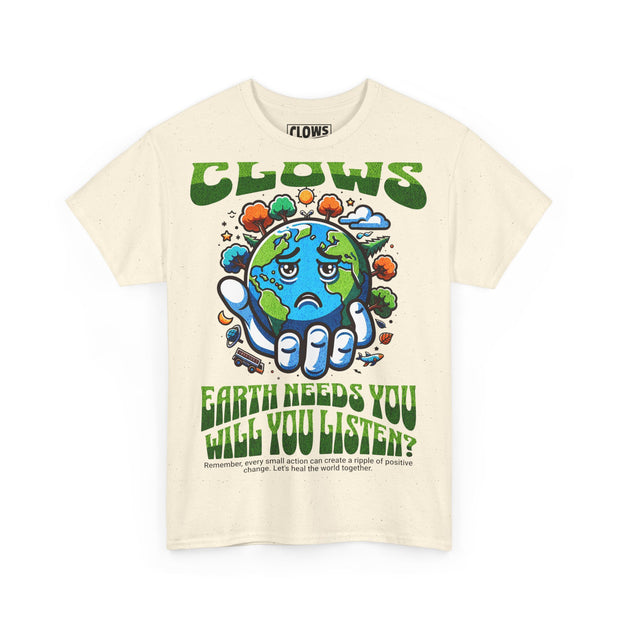 CLOWS CLIMATE CHANGE Heavy Cotton Tee