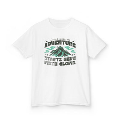 CLOWS NATURE IS CALLING Kids Heavy Cotton Tee